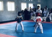 Aksi Memukau Atlet Muda Warnai Uji Tanding Taekwondo di Bone Bolango