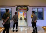 Kapolsek Mananggu Tunjukan Sikap Tegas Dalam Menyambut Natal 2025