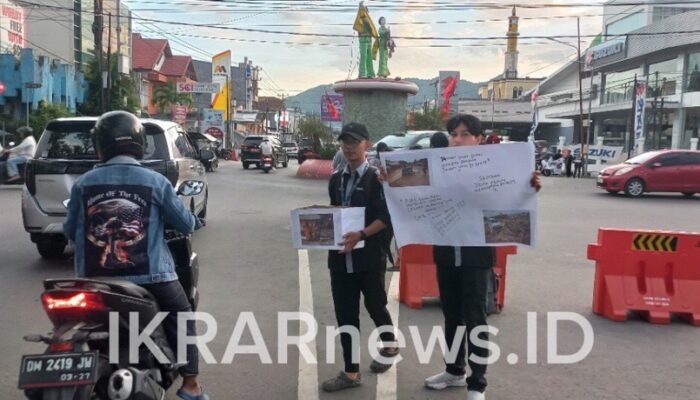 Dari Kampus Turun ke Jalan: Mahasiswa IAIN Pimpin Aksi Kemanusiaan di Bundaran Saronde