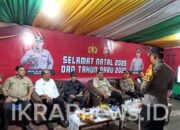 Pemerintah dan Forkopimda Gorontalo Gelar Pengecekan Menjelang Malam Natal, Bagikan Parcel ke Personel Pam