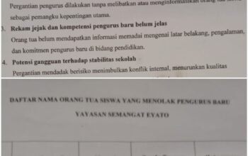 38 Orang Tua Siswa Tolak Pengurus Baru Yayasan Semangat Eyato Di Al-Hikmah Bumala