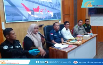 Konfrensi pers Polres Tabalong Tegaskan RS (23) Tewas Akibat Senjata Tajam