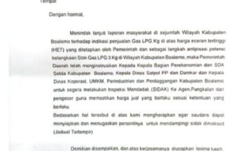 Wabup Instruksikan Sidak LPG 3 Kg di Seluruh Kecamatan, Koperindag Tegaskan Sanksi Bertahap untuk Pangkalan Nakal