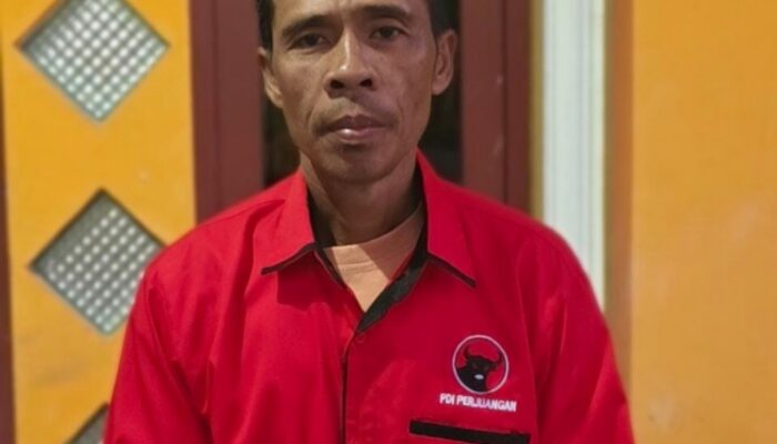Usman Makuta Kembali Nakhodai Ranting PDI Perjuangan Desa Tanah Putih Kecamatan Dulupi