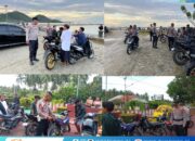 Kapolsek Mananggu Pimpin Operasi Subuh Knalpot Brong, 15 Motor Diamankan di Dua Titik Strategis