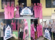 PEMBAGIAN SEMBAKO BERKAH RAMADHAN KEPADA MASYARAKAT KURANG MAMPU OLEH POLSEK PAGUYAMAN