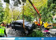 Terjadi Lagi Lakalantas Mobil Avanza Terjun Bebas di JDS Kota Gorontalo, Terungkap Identitas Sopir