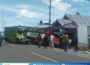 Tabrakan Beruntun Di Bumela! Truk LPG Hantam Rumah Warga Usai Ditabrak Dari Belakang