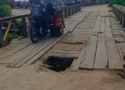 Jembatan Paguat–Dengilo Rusak Parah, Warga Khawatir Keselamatan Saat Melintas