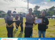 Wartawan PJS Boalemo Dihargai Polisi atas Bantuan Tangkap Tahanan Kabur