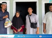 Kolaborasi Takmirul dan Remaja Masjid Taqwa Moluo Berbagi Sembako di Malam 26 Ramadhan