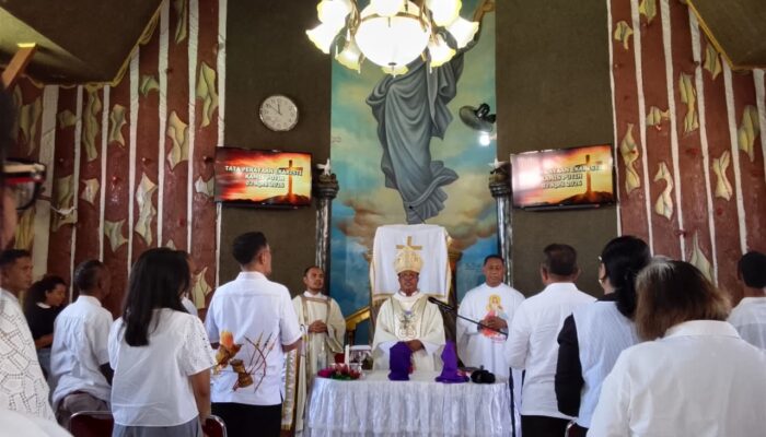 Ibadah Ekaristi Kamis Putih sebagai Wujud Pembinaan Iman Warga Binaan Katolik Ambon