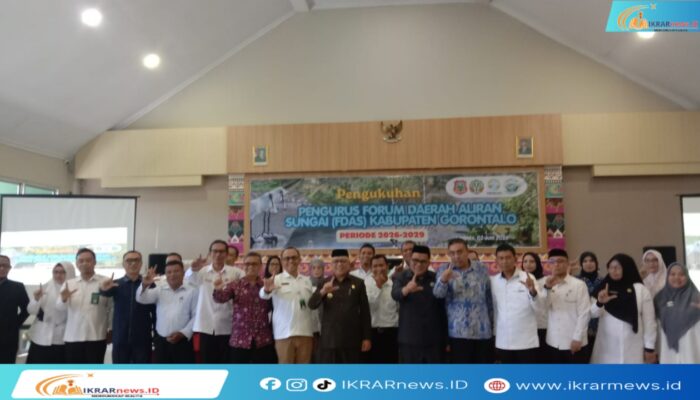 Bupati Gorontalo Kukuhkan Pengurus FDAS Bone Limboto Periode 2026–2029