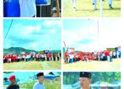 Ratusan Relawan HMC Meriahkan Upacara HUT ke-81 RI di Dulupi