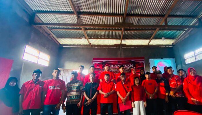 Perkuat Mesin Partai hingga Akar Rumput, PDIP Pohuwato Resmi Lantik Pengurus PAC se-Kabupaten