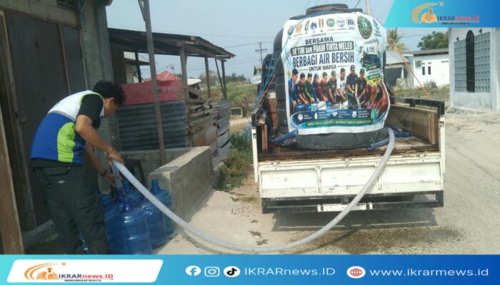 Sebulan Bergerak, YR TIM Distribusikan 445.300 Liter Air Bersih ke Masyarakat